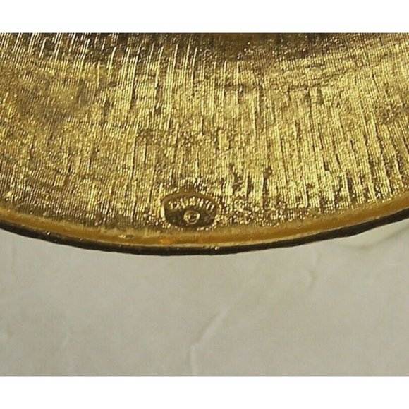 Cadoro Gold Egyptian Revival Statement Choker Collar Necklace Vintage - Picture 5 of 8